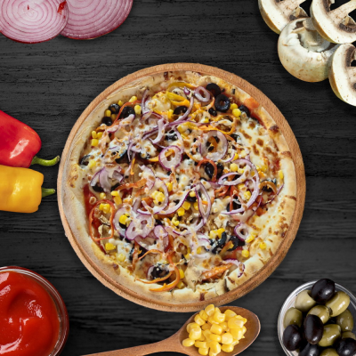 Pizza vegetariană de post